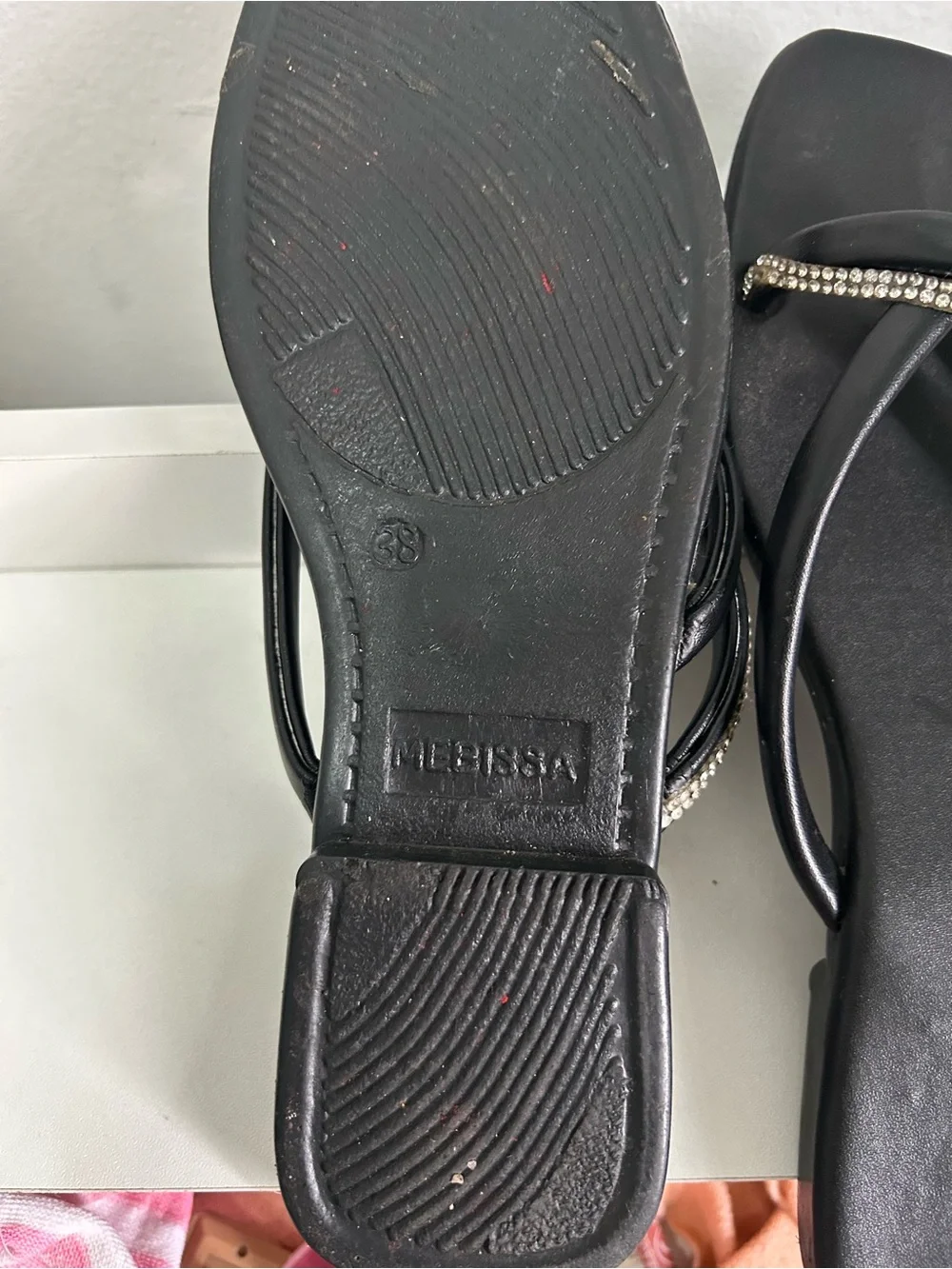 N/A black rhinestone